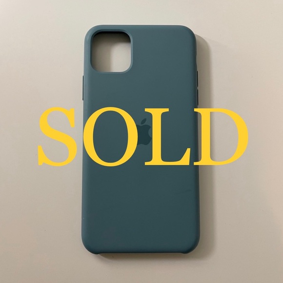 iPhone 11 Pro Max Silicone Case - Cactus Green - Picture 1 of 1